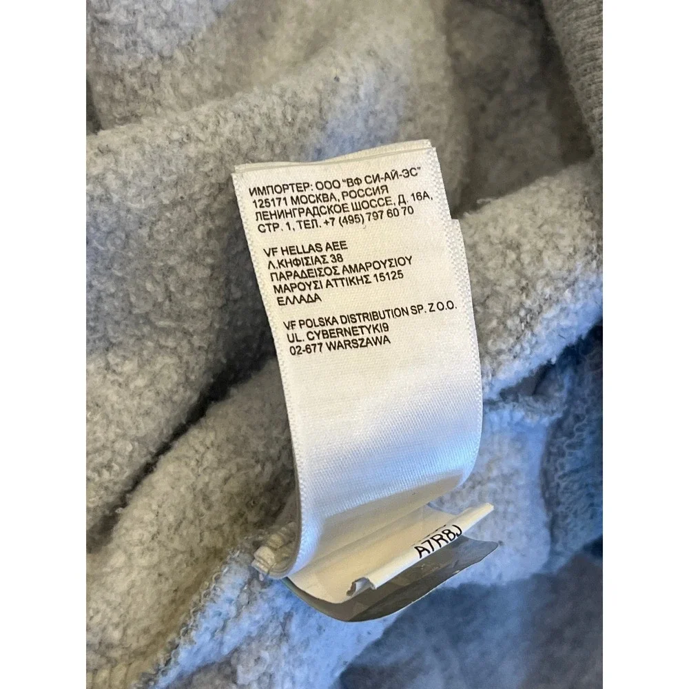 The North Face Mens Bear Mountain Graphic Hoodie Grey‎ Fleece Pullover Large
